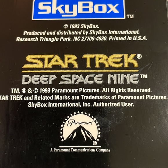 STAR TREK DEEP SPACE NINE SERIES PREMIERE TRADING CARDS - Picture 3 of 6